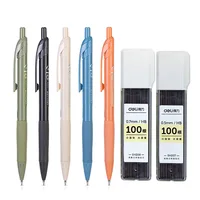 Deli 0.5/0.7mm Mechanical Pencil HB Pencil Leads Set Automatic Pencil Core Refill Art Drawing Sketching Students School Supplies 1