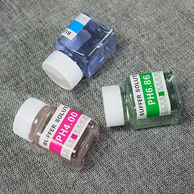 A Ph -Oldat Puffer -Tesztmérő Digitális Mérési Kalibrálásához Újrahasznosítható 50 Ml -Es Palackok 4,00 6,86 9,18 Kültérihez - Image 2