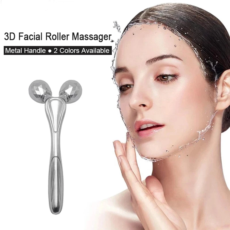 3d Facial Roller Massager Body Slimming Anticellulite Device Face