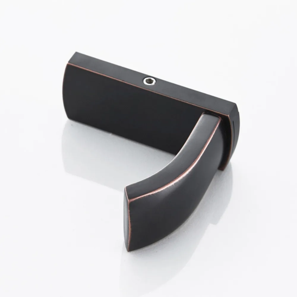 Simple Black Antique Brass Colour Crafted Vintage Style Coat Hooks, Wall Mounted Bathroom Hooks Copper Coat Hooks
