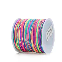 Premium 0.8mm Nylon String for Handcrafted Jewelry - 100 Meters (Colorful)