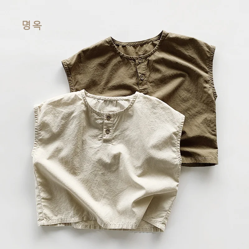 Детская летняя тонкая дышащая хлопковая