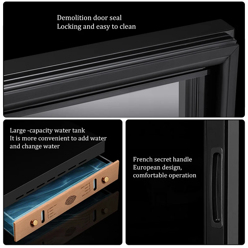 Cigar Cabinet CL-188C1 Cigar Cabinet Constant Temperature and Humidity Intelligent Frequency Conversion Household Wine Cabinet Red Wine Cigar
