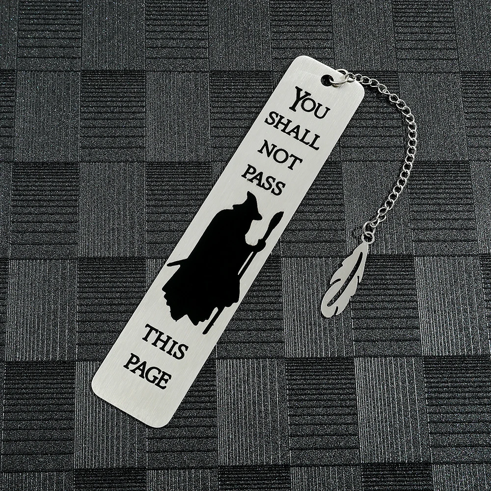 Witch Warning Book Mark Personalized Metal Bookmarks Reading Markers Book Accessories Gift for Lovers Women Men Collect metal bookmark,bookmarks stationery supplies