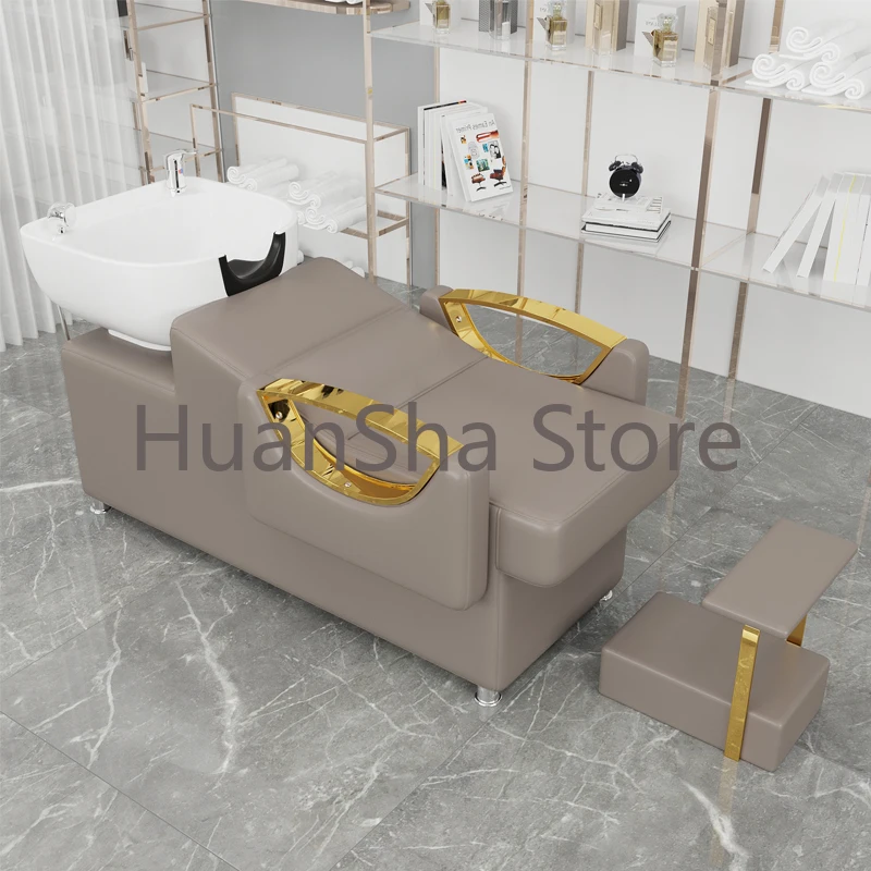Stylist Nail Japanese Head Spa Chair Professional Hairdresser Shampoo Chair Wash Hair Lava Cabezas Beauty Salon Furniture LJ50SC