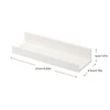 Bath Storage Rack Wall Shelves Floating Wall Holder For Kitchen Bathroom No Drill Mirror Metal Shower Organizer Home Accessories 5