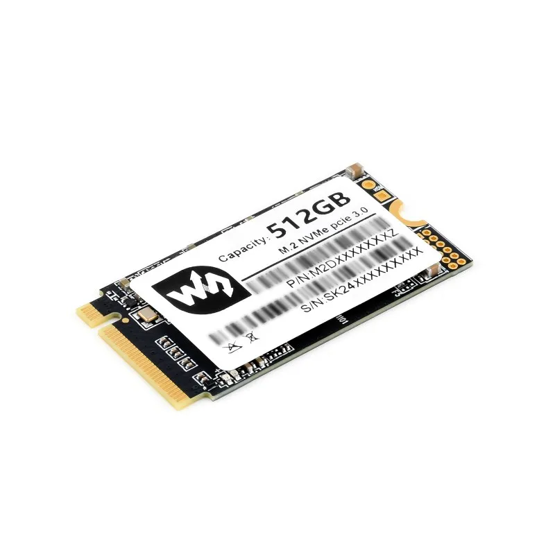 Waveshare SK M2 NVME 2242 128GB / 256GB / 512GB High-speed Solid State Drive, High-speed Reading/Writing