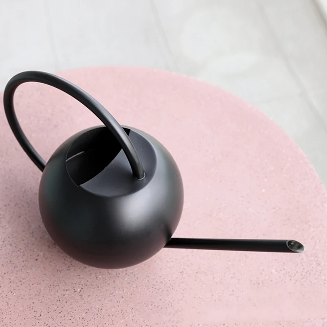 1000 Ml Gömb Alakú Rozsdamentes Acél Otthoni Hosszú Kifolyó Öntözés Beltéri Növények Korróziós Iroda Fogantyúkerttel - Image 2