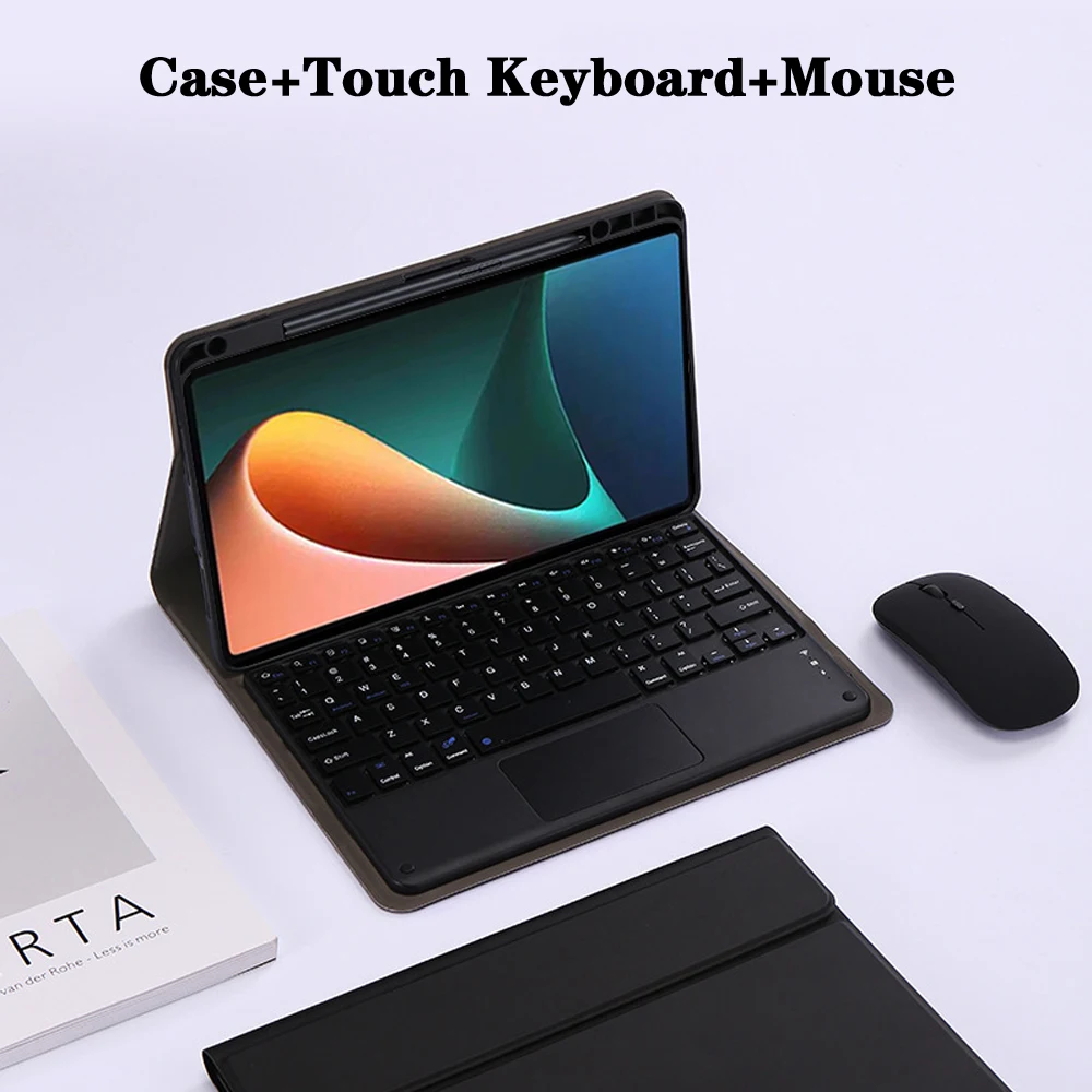 Elegant Bluetooth Keyboard Case with Pencil Holder