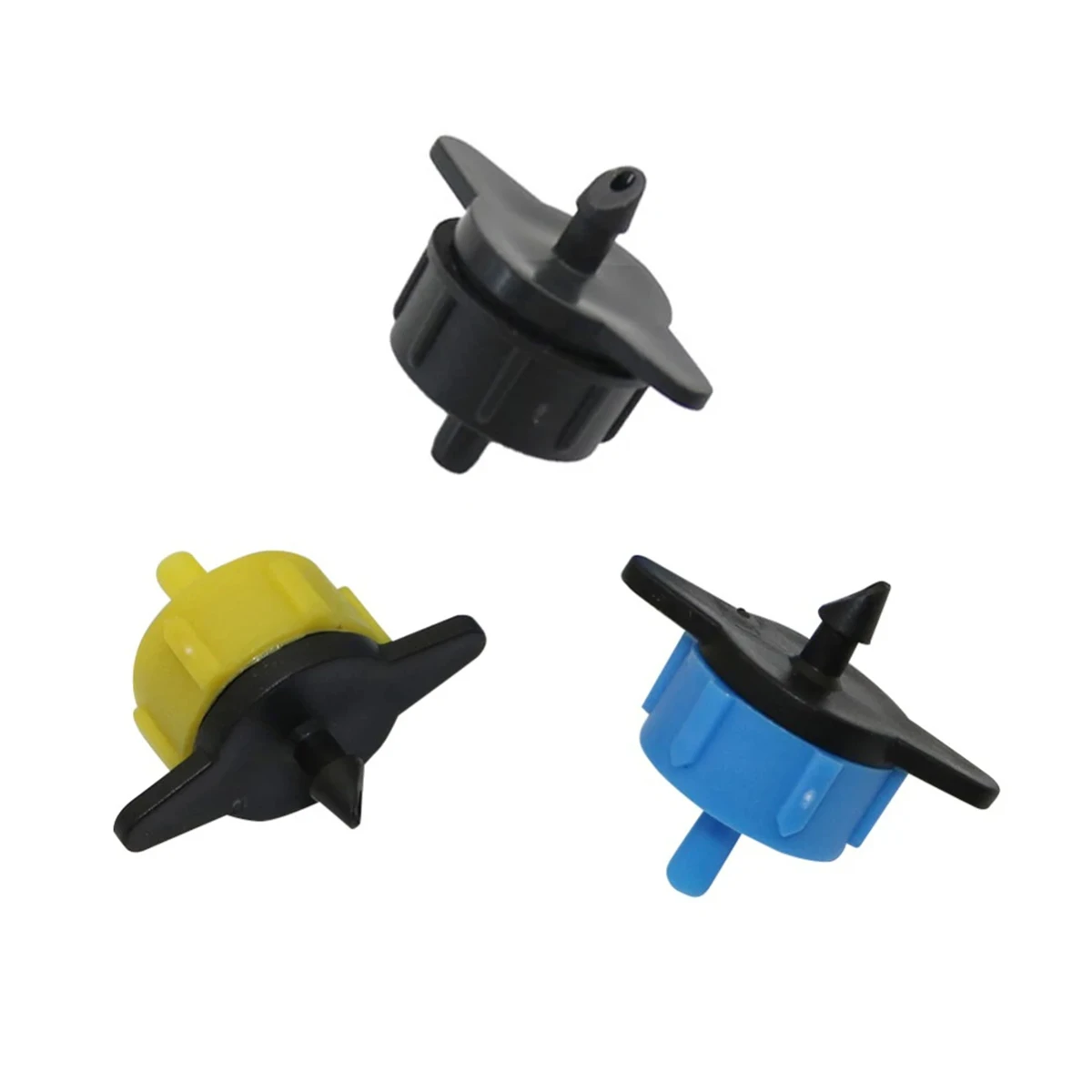 Drip Irrigation Garden Dripper Irrigation Fittings Pressure Compensating Dripper 2L/H 4L/H 8L/H Garden Orchard Micro Irrigation Emitter Agriculture Watering Pipe Fitting 20/100Pcs