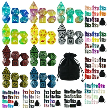 Mixed Acrylic D&D Dice Set 1