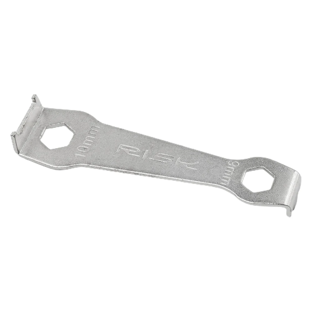 

Durable Wrench Tool 18g Bike Chainring Wrench Double-ended Easy To Use Removal Tool Road Bike Screw Silver Tool Steel