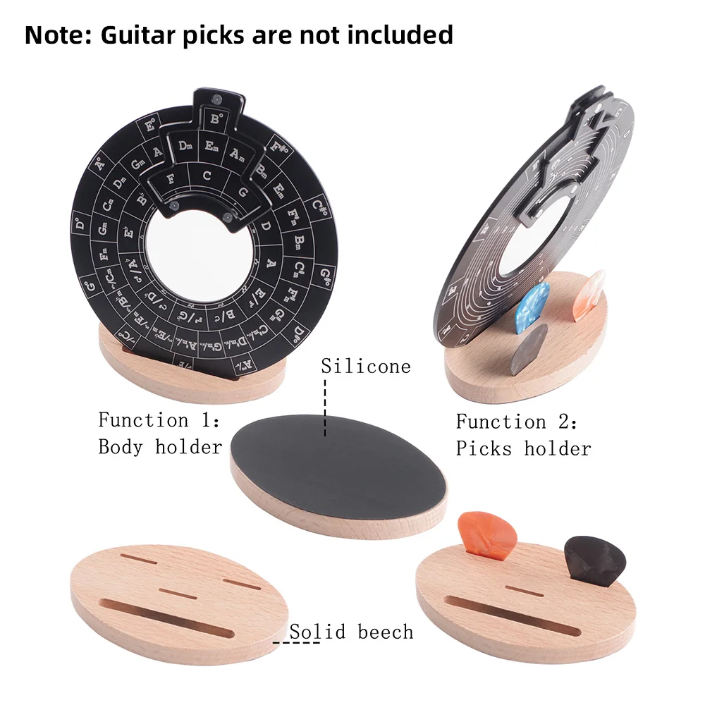 Circle of Fifths Aluminum Alloy Wheel Melody Tool Music Theory Plate Learning Tool Chord Series Table Melody Fifth Degree circle fifths tool