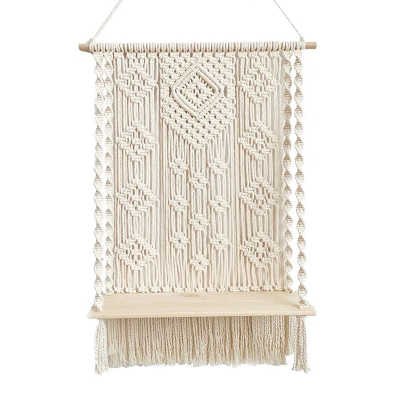 

Shelves For Bedroom & Plant Boho Home Decor Christmas Decoration Wooden Wall Shelf Candle Holder Floating Shelves Gift