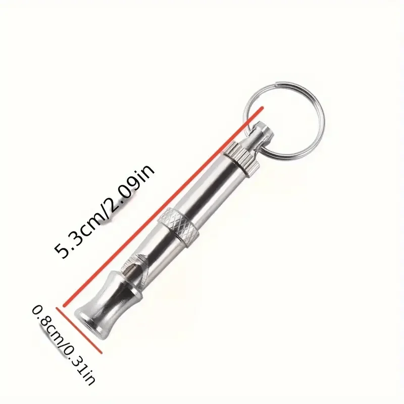thumbnail image 1 of Silbato para perros 1/2 Uds para dejar de ladrar, silbato para perros con tono de sonido ajustable con llavero, recuerdo profesional para cachorros y gatos, 1 of 5
