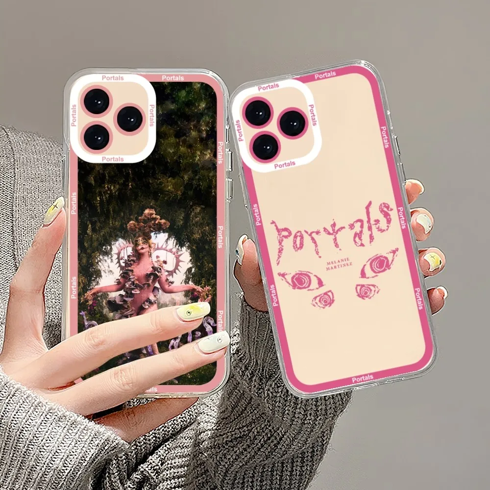 Singer Melanie Martinez Portals Phone Case For iPhone 13 14 Mini 11 12 Pro Max Transparent Shell