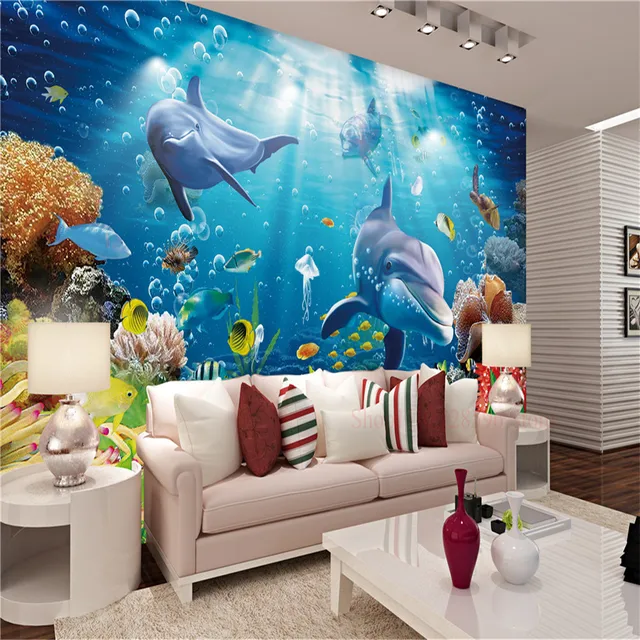 Lavender Field Hot Air Balloon Wall Mural - 3D Peel & Stick Wallpaper For Living Room Or Bedroom