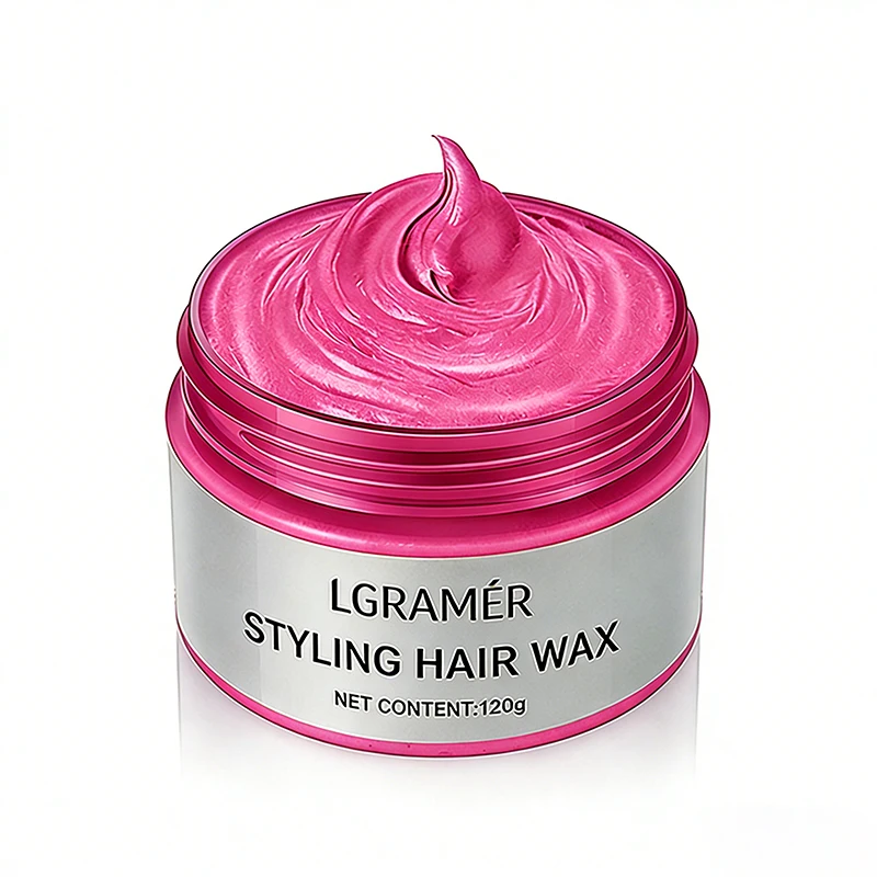 Silver Gray Temporary Hair Color Wax - Instant Natural Hairstyle Cream