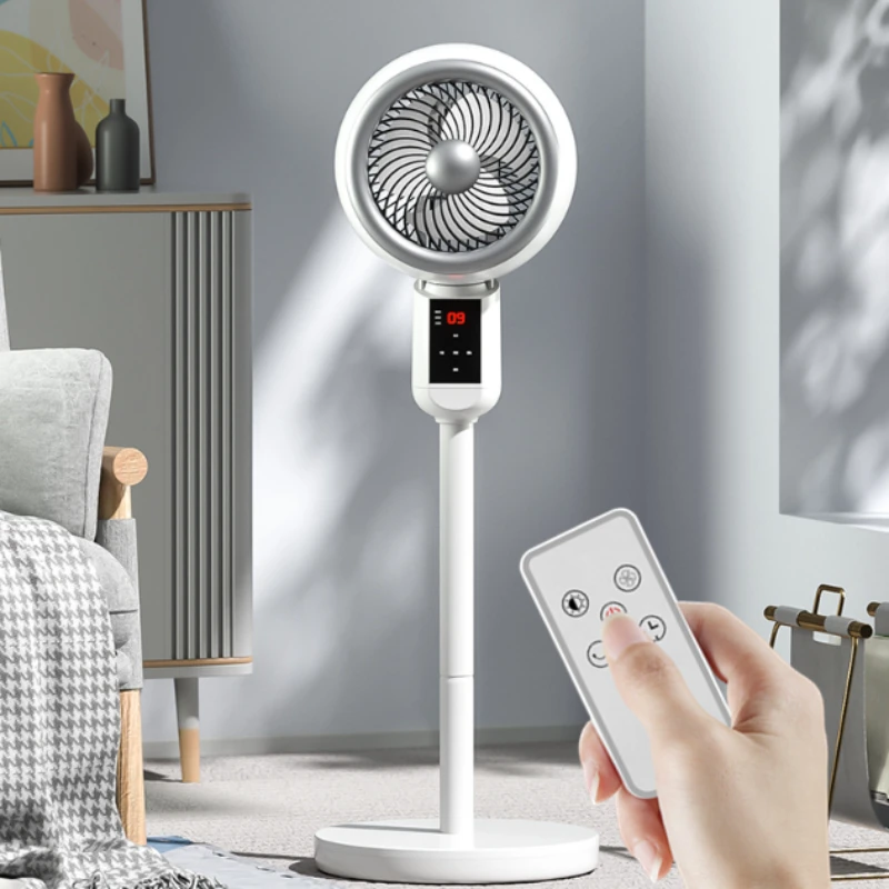 

Floor Fan Electric Fan Portable Conditiona Household Electric Air Circulation Fan Home Remote Control Floor Standing Fan Cooler