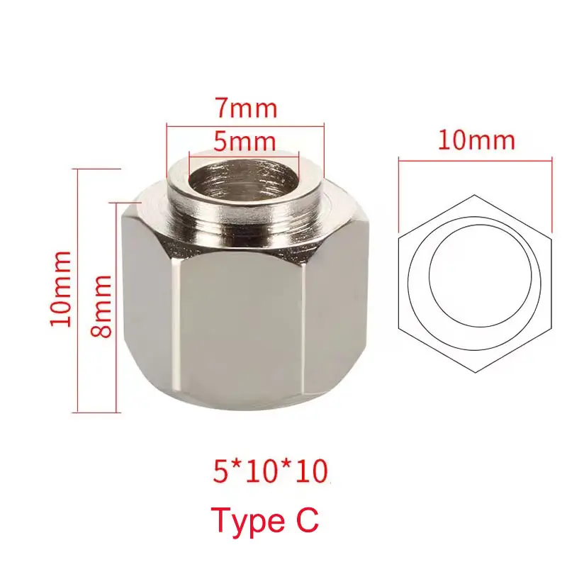 5/10pcs Openbuilds Eccentric Spacer 6/8mm V-Slot Rail V-Wheels Eccentric Column Isolation Screw Nut Bore 5MM 3D Printer Parts image 4