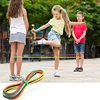 Rainbow Elastic Rubber Jump Rope Kids Adults Fitness Exercise Outdoor Fun Games Juegos De Exterior Para Niños Y Adultos 1