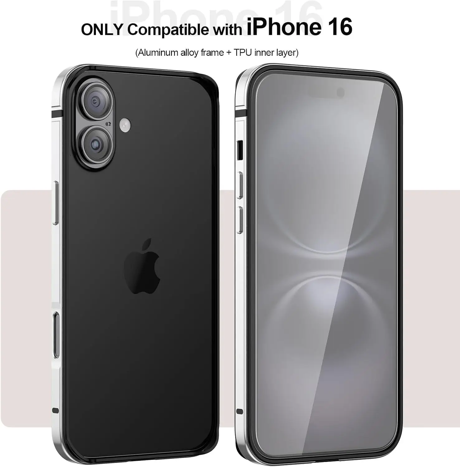Cosmic Orange Aluminum Frame Bumper Case - Premium Phone Accessory