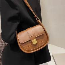 

Small Stone Pattern Flap Square Messenger Bags for Women Luxury Designer Crossbody Handbag Lady Quality Pu Leather Shoulder Bag