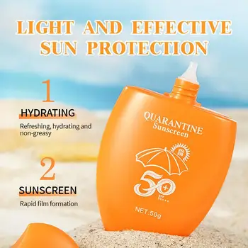 Facial Body Sunscreen SPF50+ Protector Sunscreen Cream Moisturizer Sunblock Anti Sun Facial Protection Cream UV Isolation Cream