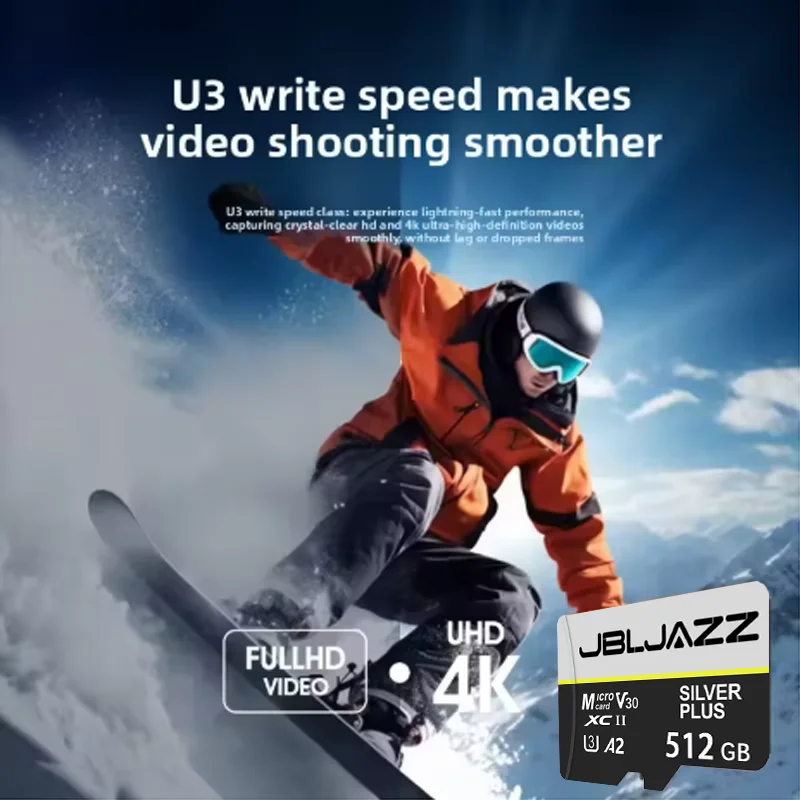 고성능 마이크로 TF 카드 512GB 256GB Class10 Swift SD 카드 128GB 64GB 충격 방지 안정적인 디자인 (휴대폰, 카메라, PC용)