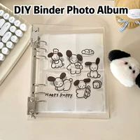 A5 Acrylic Transparent Photo Card Binder, DIY Detachable Binder, Loose-leaf Photo Album, 6 Hole Acrylic Album Kpop Binder 2