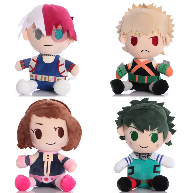 

Anime My Hero Academia Midoriya Izuku Deku Bakugou Katsuki Todoroki Shoto Cosplay Doll Toy Anime Plush Dolls Child Gift Pendant