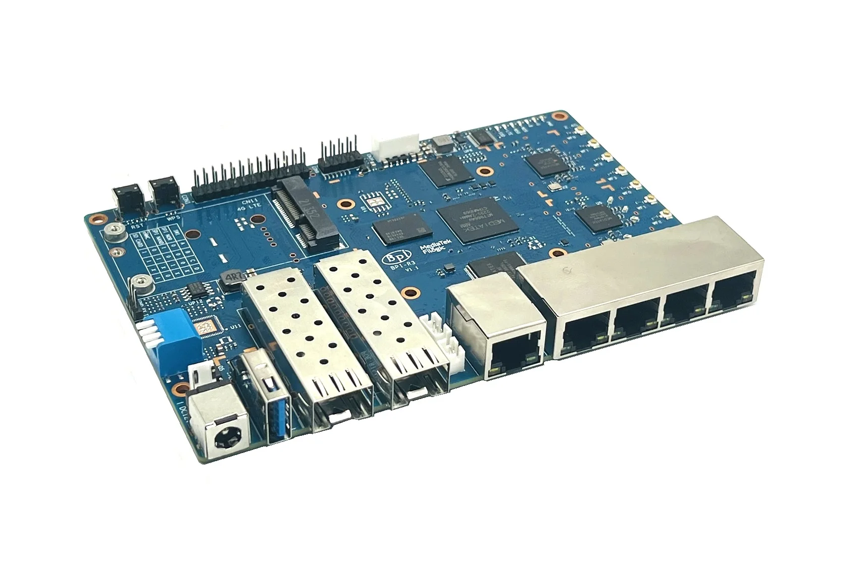 Banana Pi BPI R3 BPI-R3 board with MediaTek MT7986(Filogic 830),support Wi-Fi 6/