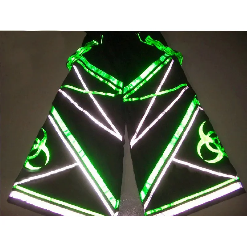 

Bio Mark Laser Lines Casual Dance Pants Raver Ore Techno Hardstyle Tanz Hose Melbourne Shuffle Carnival Trousers NEW