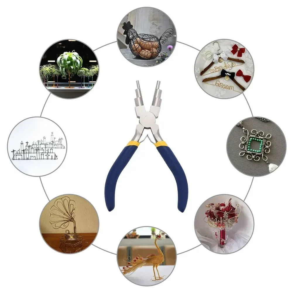 

In Rings Ring Pliers Rings Tool And Jump Pliers Making Forming Wire Guardrail Bending 2-9mm 1 6 Wire For Jewelry Pliers