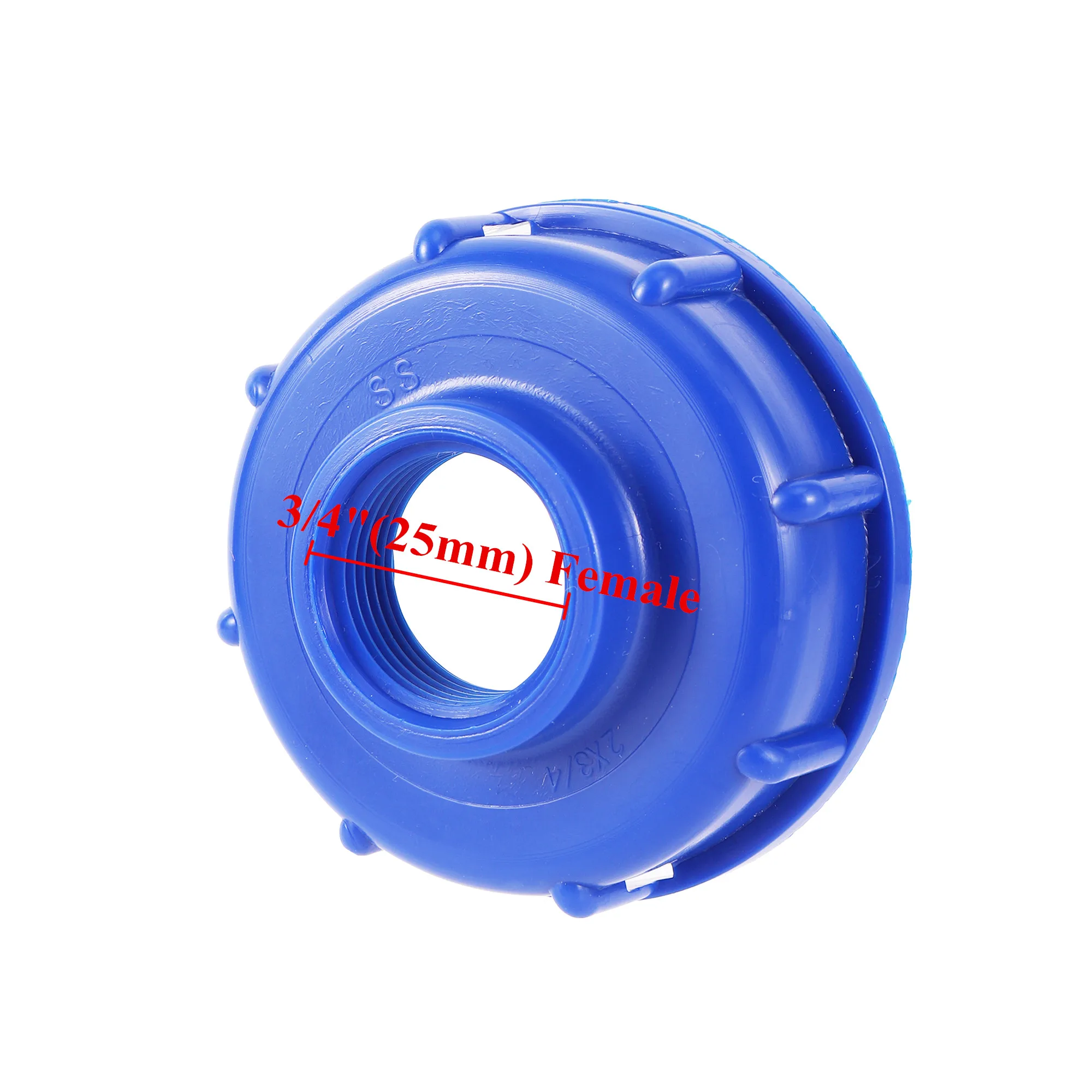 1/2" 3/4" 1" Female Thread IBC Tank Adapter S60 Water Tap Connector Valve Replacement Fitting Garden Irrigation Connection Tool 
