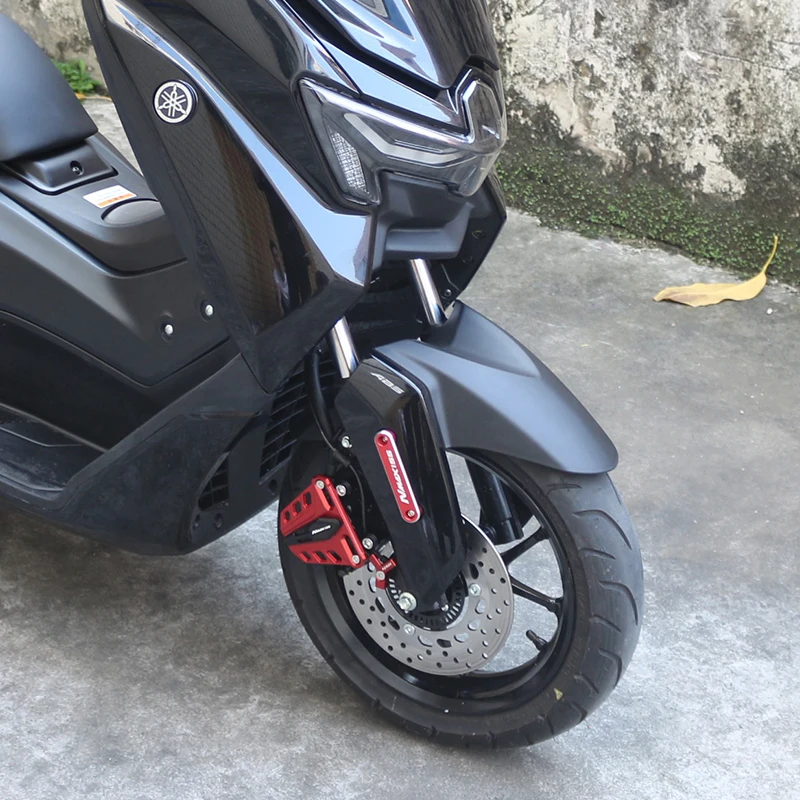 Premium Motorcycle Front Axle Cover - Aluminum Alloy Decorative Plate