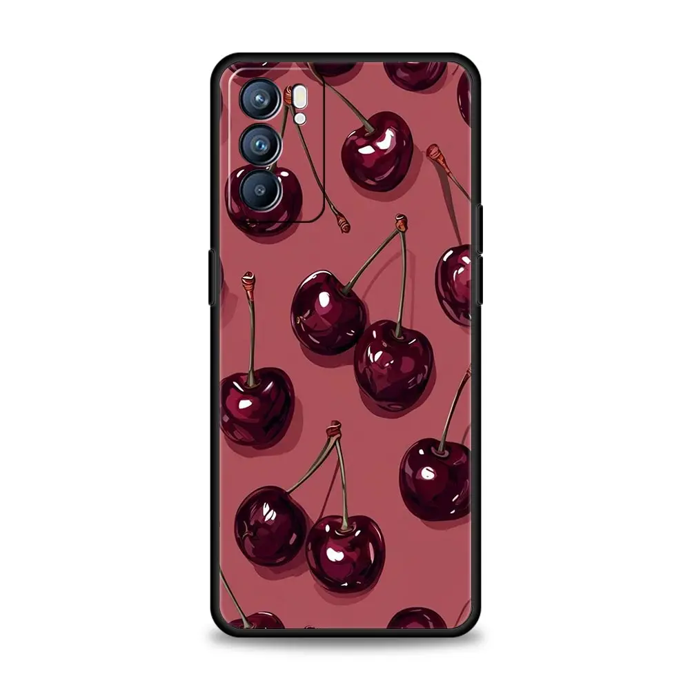 Vibrant Red Cherry Protective Phone Case