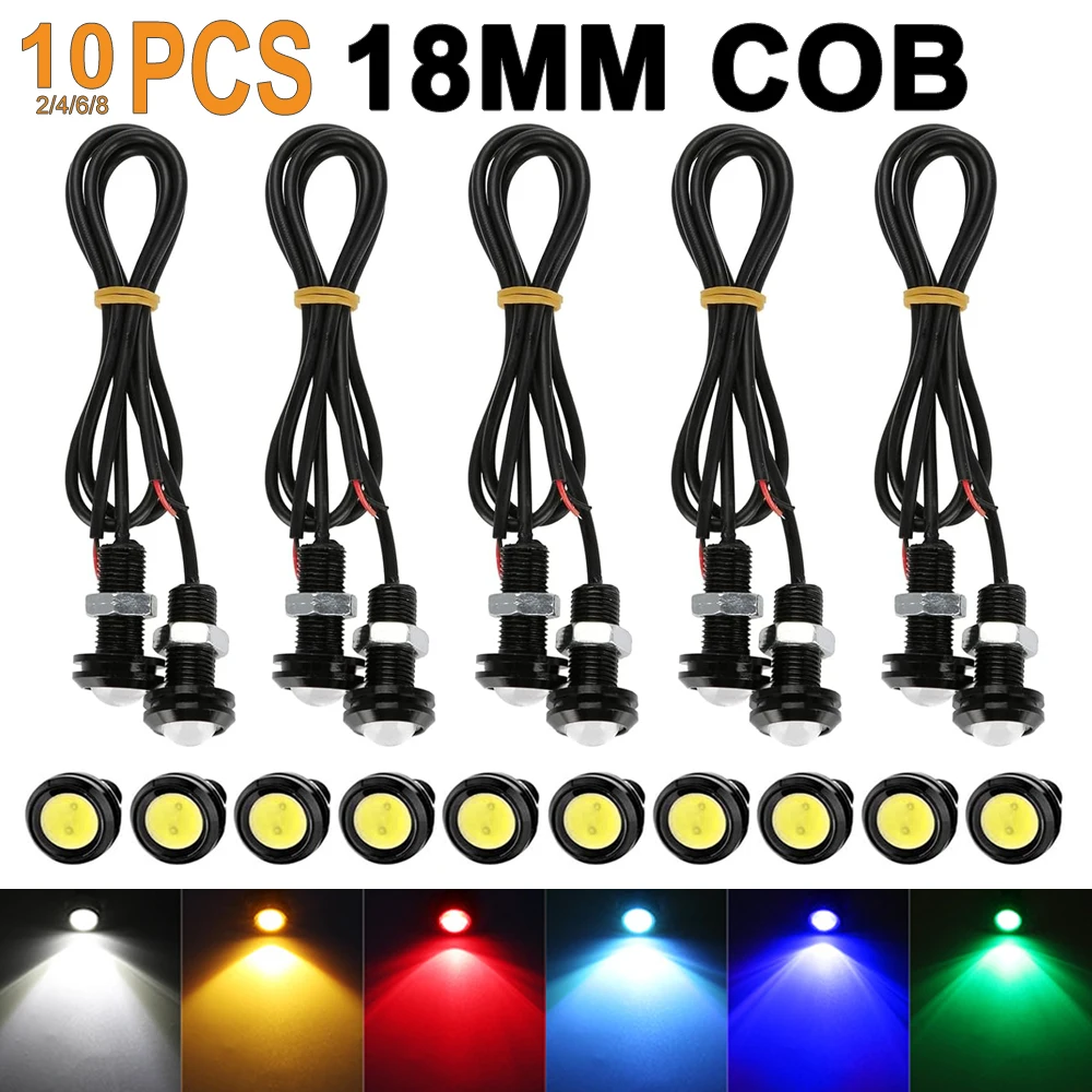 10x Red Eagle Eye LED Daytime Running DRL Car Rock Strobe Lamp Tail - View #8