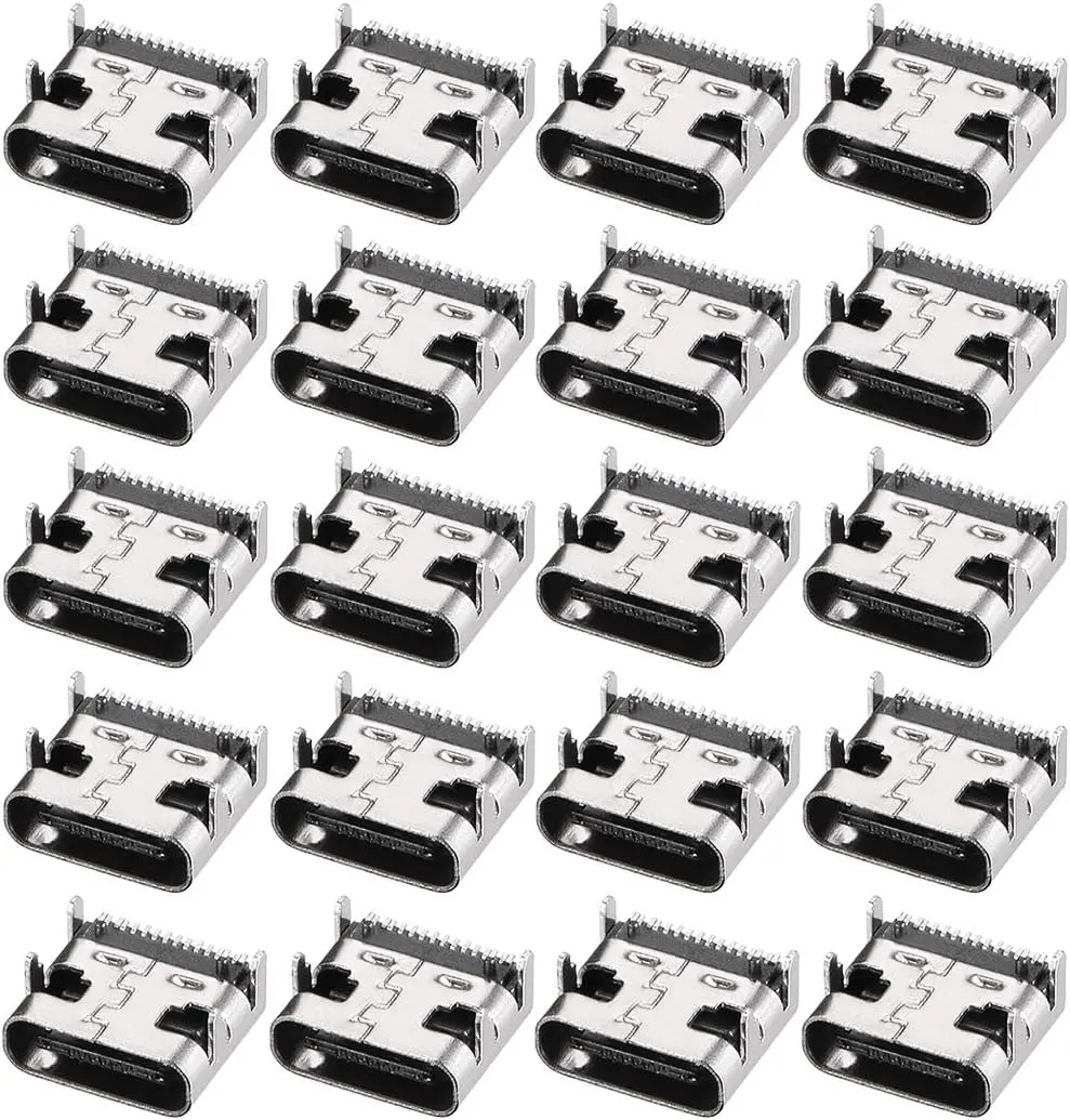 

PCB USB Connector Type-C 3.1 16Pin Female Jack Fast Charging Socket 20Pcs