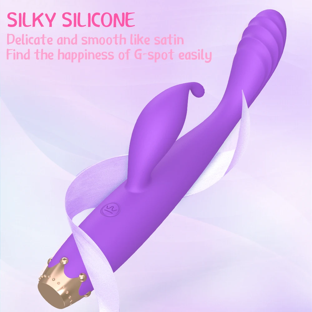 Vibratore Punto G per Principianti per Donne Orgasmo a Forma di Dito Potenti Vibrazioni Stimolatore del Clitoride del Capezzolo Giocattoli del Sesso_voghion.com