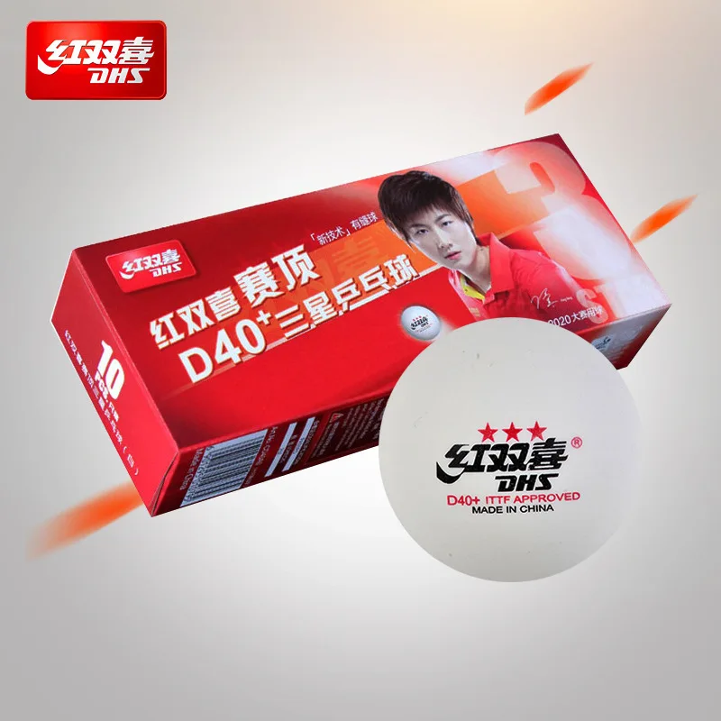 

Genuine DHS table tennis Samsung D40+ game top white yellow