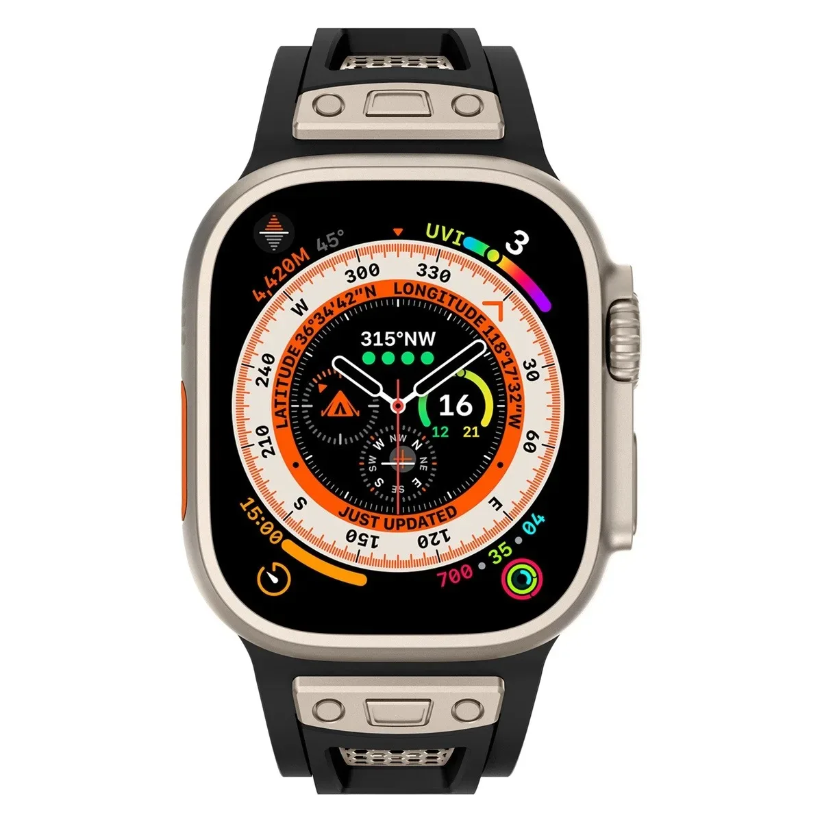 Uhrenarmband für iWatch 42/44/45/49 mm, modisches Metallarmband für die Uhrenserie Ultra2 Se 9/8/7/6/5/4/3/2/1_voghion.com