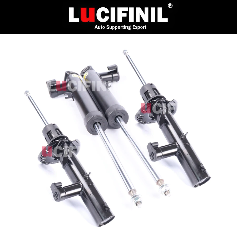 Lucifinil 4x 2010 Front Rear Suspension Shock Absorber W/ads For Vw