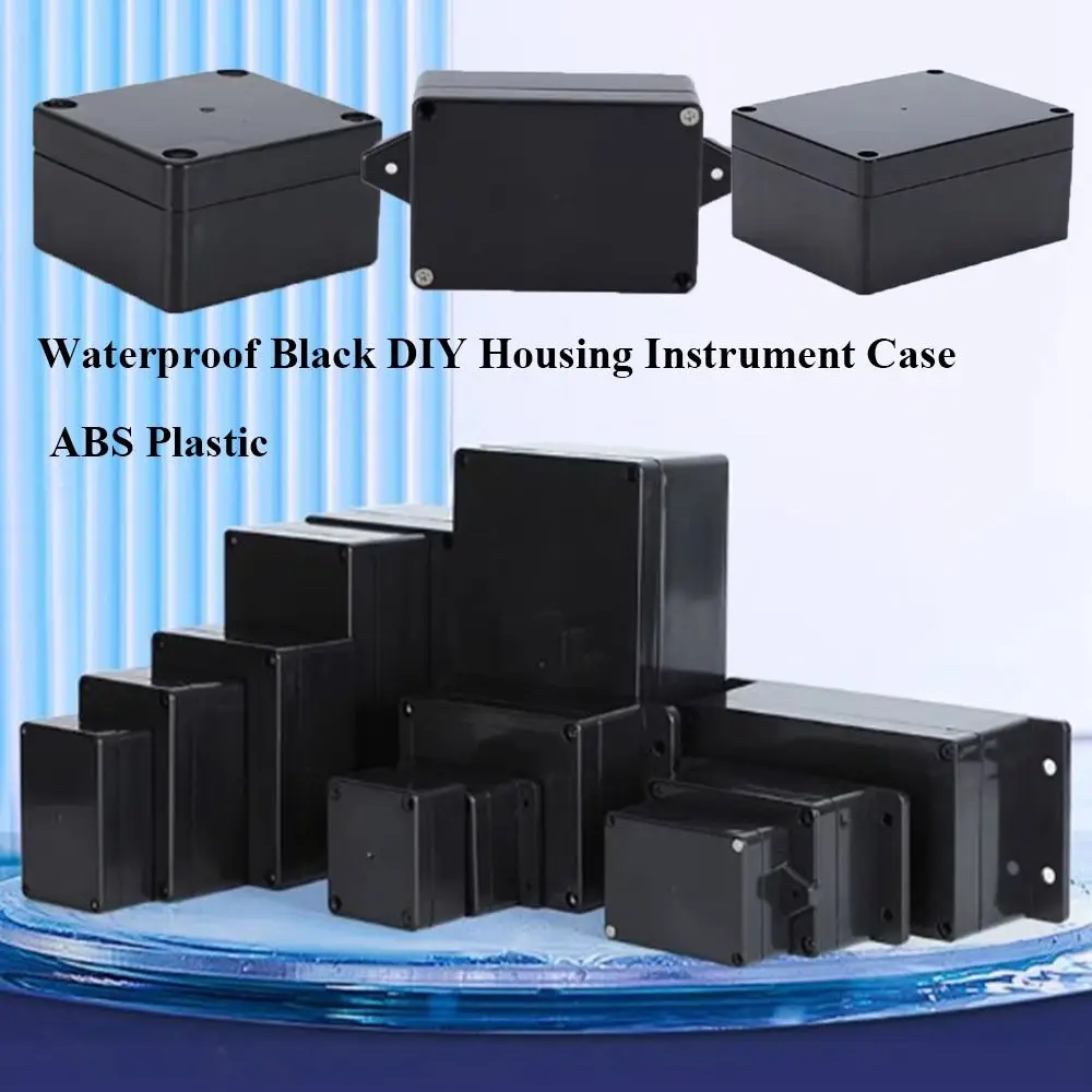 Electronic Enclosure Case Electrical Box Waterproof DIY Housing Instrument Electronic Project Box ABS Plastic Three Layers Security Monitoring Case