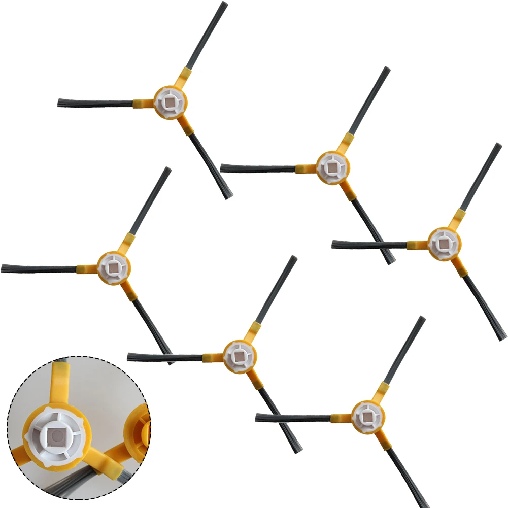 6 Spazzole Laterali Di Ricambio Per Robot Aspirapolvere Netbot S15 - Set Di Spazzole Per Pulizia Pavimenti