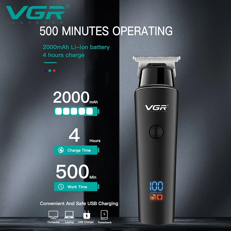 Professional Hair Clipper Rechargeable Hair Trimmer For Men Shaver Beard Trimmer Men Cutting Machine Beard Barber Cut hair clipper electric shaver hair trimmer
