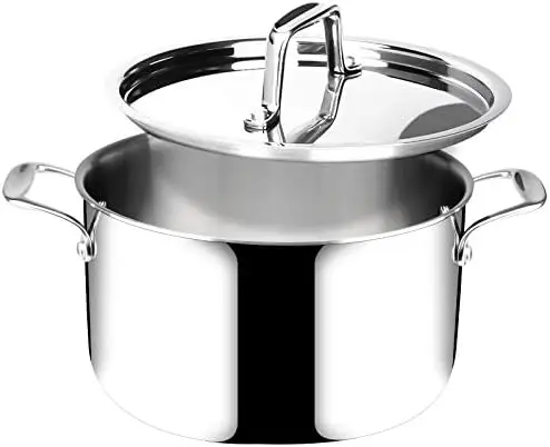 Stock Pot With Lids 4 Quart Food Grade Stainless Steel Soup Pot For Cooking  Stew Dishwasher Safe Kitchen Utensils Cooking Pot - AliExpress