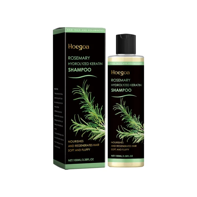 Rosemary Hair Shampoo Hair Regrowth Deep Nourishing Repair Split Ends Hair Soothing Scalp Anti Dandruff Hair Strengthens Shampoo 2