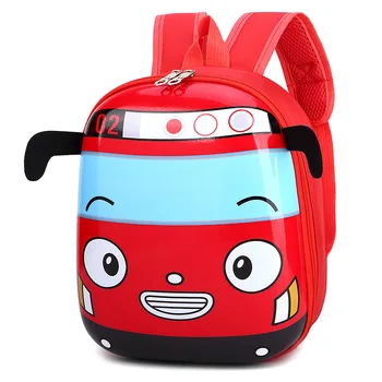 3D Backpacks Bus Schoolbag Stereo Children Boys Kindergarten Backpack Kids Cartoon Bags School Bags Mochila Escolar Book Bag 1