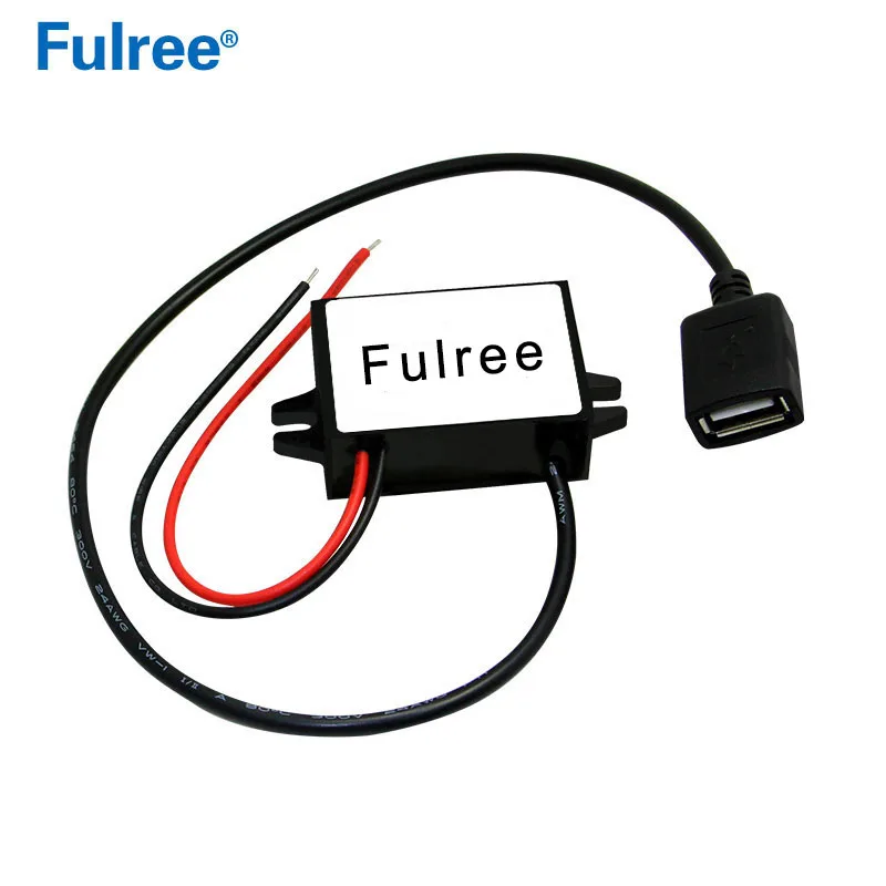 mini micro femea usb buck para dc dc step down conversor de energia auto carro motocicleta telefone carregador adaptador 01